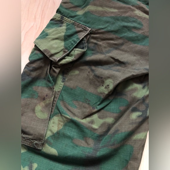 U.S. Army Pants Us Vietnam Erdl Camouflage Rip Stop Trousers